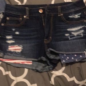 AE cut off shorts